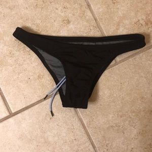 Jolyn black bikini bottoms